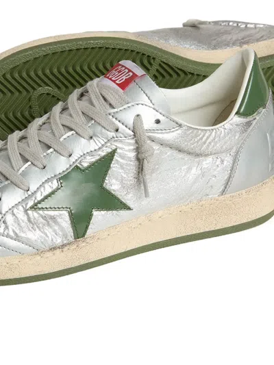 Golden Goose Ball Star Sneakers In Metallic