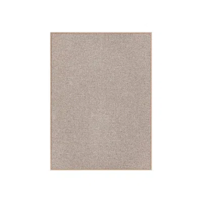 Breebe 2'w X 3'l Area Rug For Living Room - Camel Brown In Gray