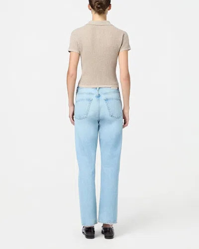 Guest In Residence Shrunken Polo In Cashmere Taupe