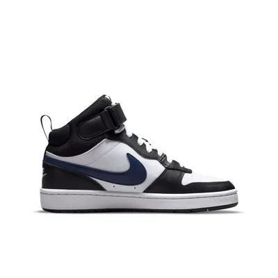 Nike (gs)  Court Borough Mid 2 'white Black University Red'