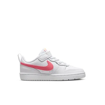 Nike (ps)  Court Borough Low 2 Psv 'white Coral Chalk'