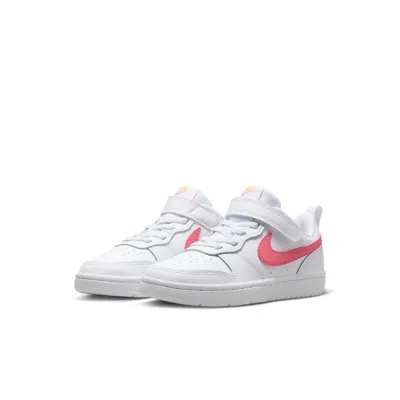 Nike (ps)  Court Borough Low 2 Psv 'white Coral Chalk'
