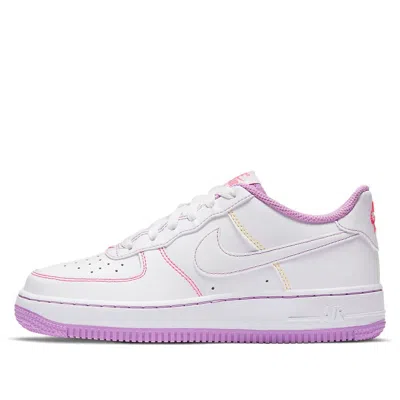 Nike (gs)  Air Force 1 '07 Low 'contrast Stitch - Fuchsia Glow'