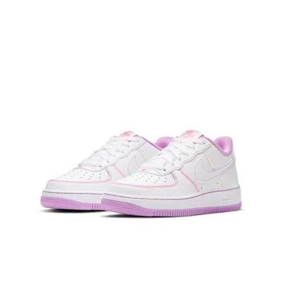 Nike (gs)  Air Force 1 '07 Low 'contrast Stitch - Fuchsia Glow'