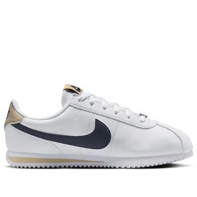 Nike (gs)  Cortez 'white Khaki Thunder Blue'