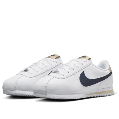 Nike (gs)  Cortez 'white Khaki Thunder Blue'