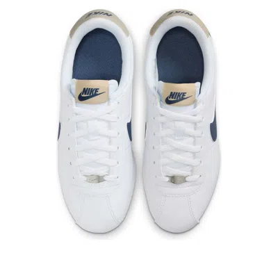 Nike (gs)  Cortez 'white Khaki Thunder Blue'