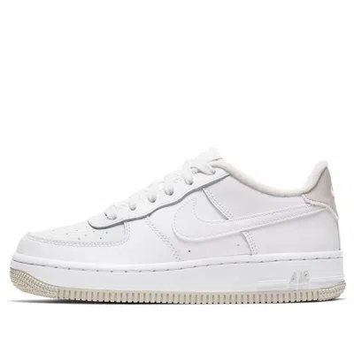 Nike (gs)  Air Force 1 'white Light Bone'