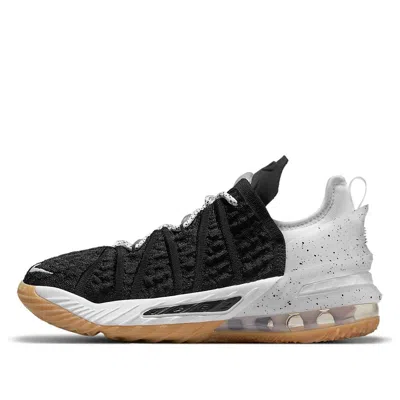 Nike (gs)  Lebron 18 'black White Gum'