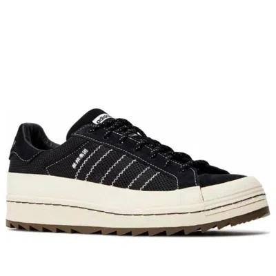 Adidas Originals Adidas X Clot X Neighborhood Superstar 'carbon' In Black