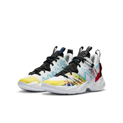 Air Jordan (gs)  Why Not Zer0.3 Se 3 'white Yellow Red' In Multi