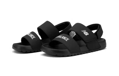 New Balance (ps)  Nclay Series Velcro Minimalistic Casual Soft Sole Black Sandals 'black White'