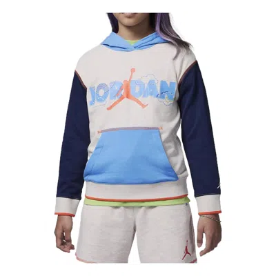 Air Jordan (gs)  Backyard Adventure Boxy Sweatsuit 'blue' In Multi
