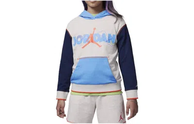 Air Jordan (gs)  Backyard Adventure Boxy Sweatsuit 'blue' In Multi