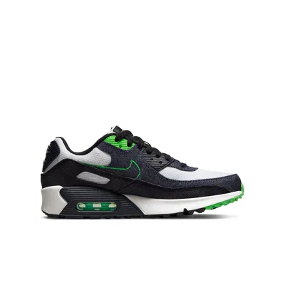 Nike (gs)  Air Max 90 Leather Se 'black Scream Green'