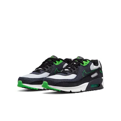 Nike (gs)  Air Max 90 Leather Se 'black Scream Green'