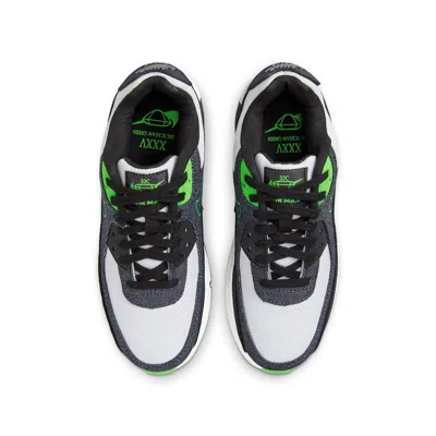 Nike (gs)  Air Max 90 Leather Se 'black Scream Green'