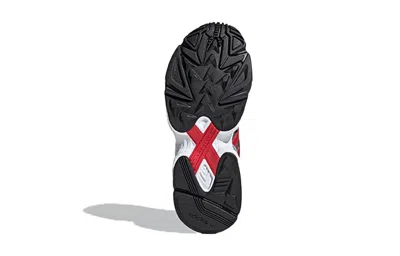 Adidas Originals (gs) Adidas Yung-96 Chasm J 'silver Metallic Scarlet' In Gray