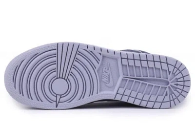 Air Jordan (gs)  1 Retro Mid 'cool Grey Wolf Grey' In Black