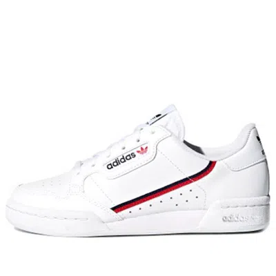 Adidas Originals (ps) Adidas Continental 80 J 'white Navy Scarlet'