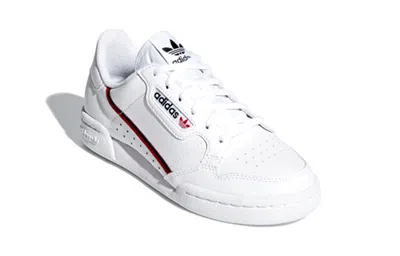 Adidas Originals (ps) Adidas Continental 80 J 'white Navy Scarlet'