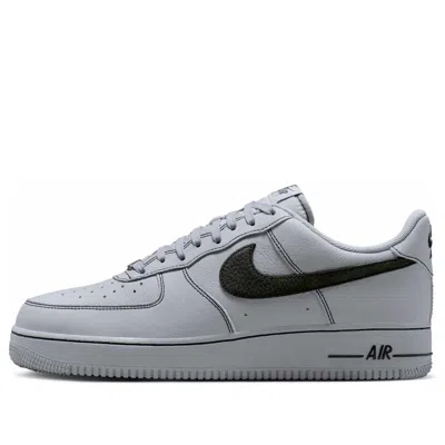 Nike Air Force 1 Sneakers With Contrast Stitch Detail In Gray