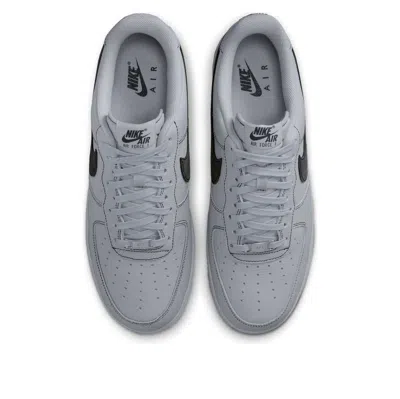 Nike Air Force 1 Sneakers With Contrast Stitch Detail In Gray