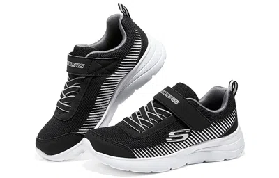 Skechers (gs)  Microspec Gorza Shoes 'black White'