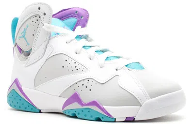 Air Jordan (gs)  7 Retro 'neutral Grey Blue' In White