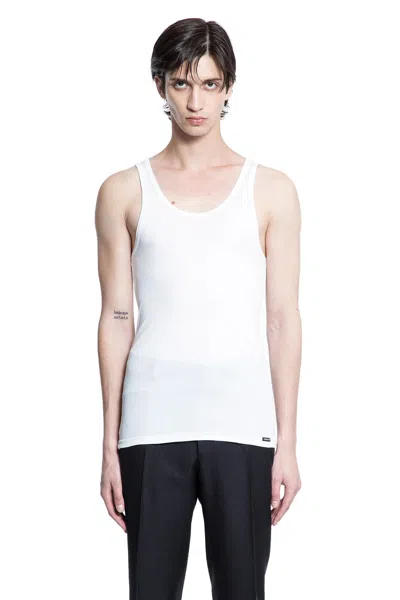 Tom Ford Sleeveless Crewneck T-shirt In Multi