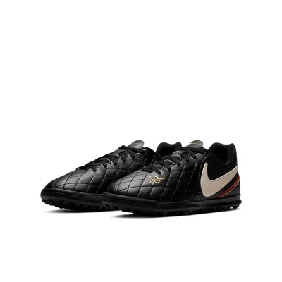 Nike (gs)  Jr. Tiempo Legend 8 Academy Kids' Shoes Black/white In Multi