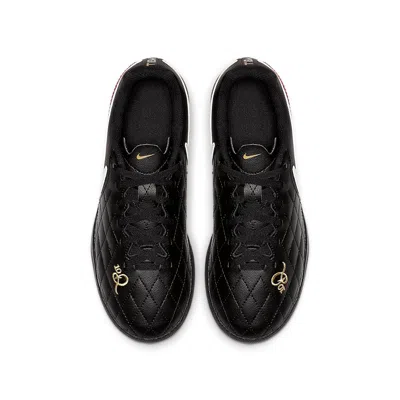 Nike (gs)  Jr. Tiempo Legend 8 Academy Kids' Shoes Black/white In Multi