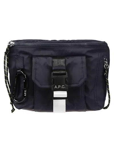 Apc A.p.c. Banane Trek Shoulder Bag In Blue