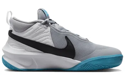 Nike (gs)  Team Hustle D10 'grey Blue Lightning'