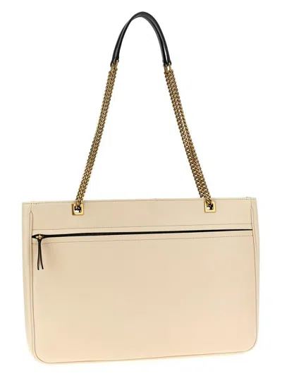 Valentino Garavani Garavani Viva Superstar Medium Nappa Leather Shopping Bag Woman Butter/black Uni