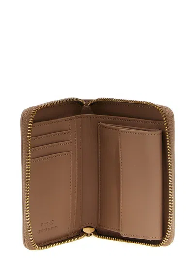 Pinko Logo Plaque Zip-around Wallet