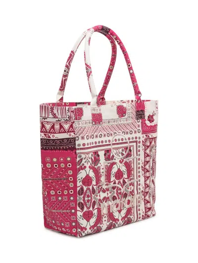 Isabel Marant Patterned Small Tote Bag With 2 Handles