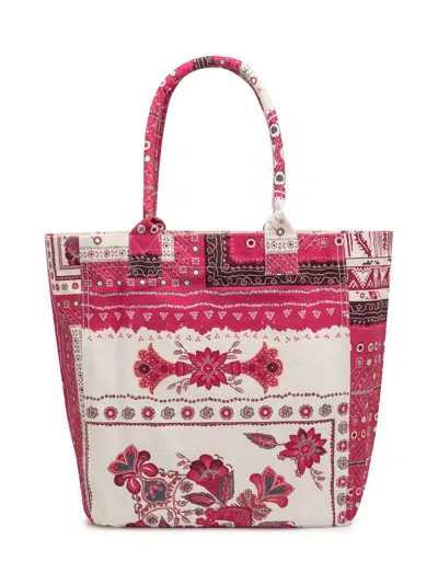 Isabel Marant Patterned Small Tote Bag With 2 Handles