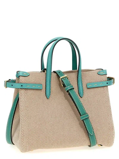 Valentino Women's Two-tone Canvas Antibes Shopping Bag | 6w2b0r19jse Color R2k