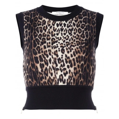 Shop Givenchy Knitted Cropped Tank Top