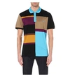 FERRAGAMO Colourblock Cotton Polo Shirt