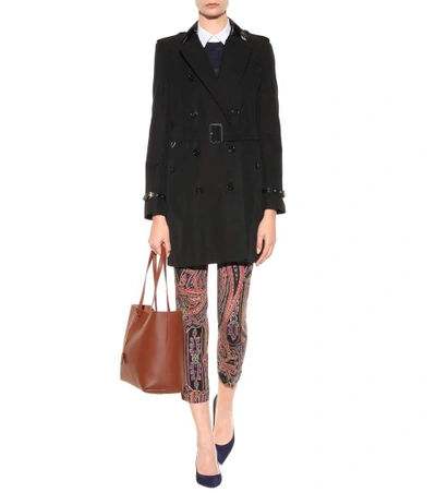 Gianvito Rossi Pointed 90mm Canvas Pumps In Blue