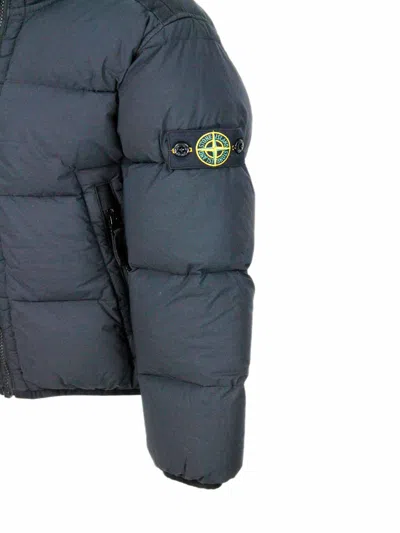 Stone Island Jacket In Blue