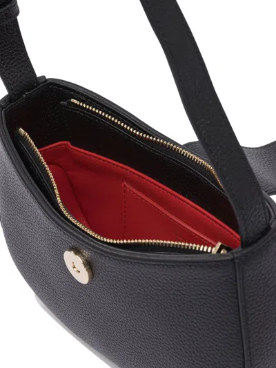 Ferragamo Gabry Black Calf Leather Shoulder Bag
