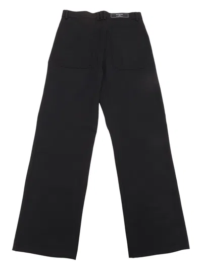 Balmain Woven Trousers In Black