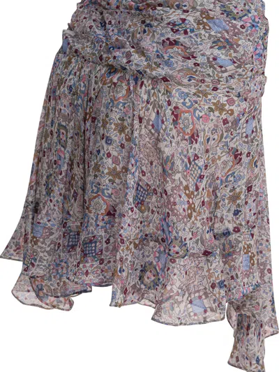 Isabel Marant Étoile Patterned Asymmetric Mini Skirt