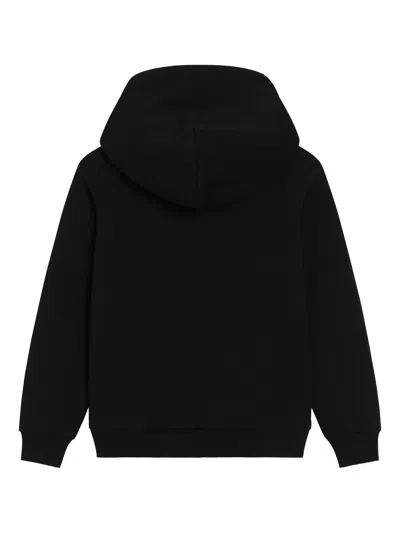 Dolce & Gabbana Hooded Sweatshirt In Black