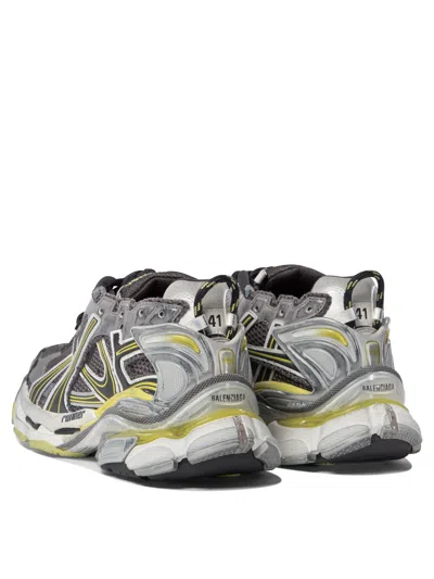 Balenciaga Runner Mesh And Faux Leather Sneakers