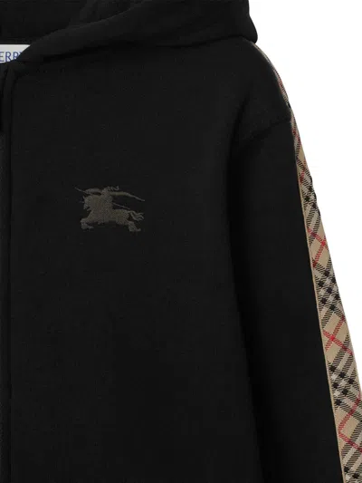 Burberry Kid Boy Sweaters In Black