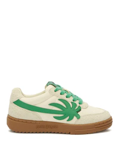 Palm Angels Palm Beach University Nylon Beige - Gree In Neutral